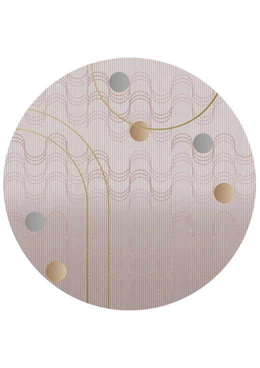 Laagpolig vloerkleed Moooi Carpets Swell Rose Quarts