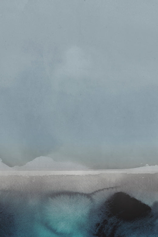 Laagpolig vloerkleed Moooi Carpets Horizon Lake