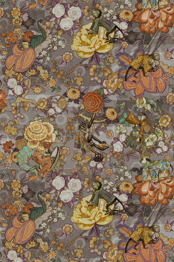 Laagpolig vloerkleed Moooi Carpets Rendezvous Tokyo Blue Cashmere