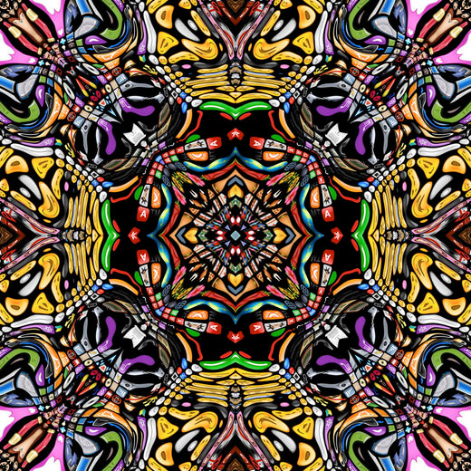 Laagpolig vloerkleed Moooi Carpets Dazzling Dialogues 1