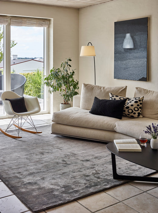 Laagpolig vloerkleed MOMO Rugs Northern Light Smoke Copenhagen