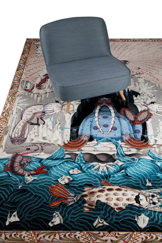 Laagpolig vloerkleed Moooi Carpets Polar Byzantine Chapter IV