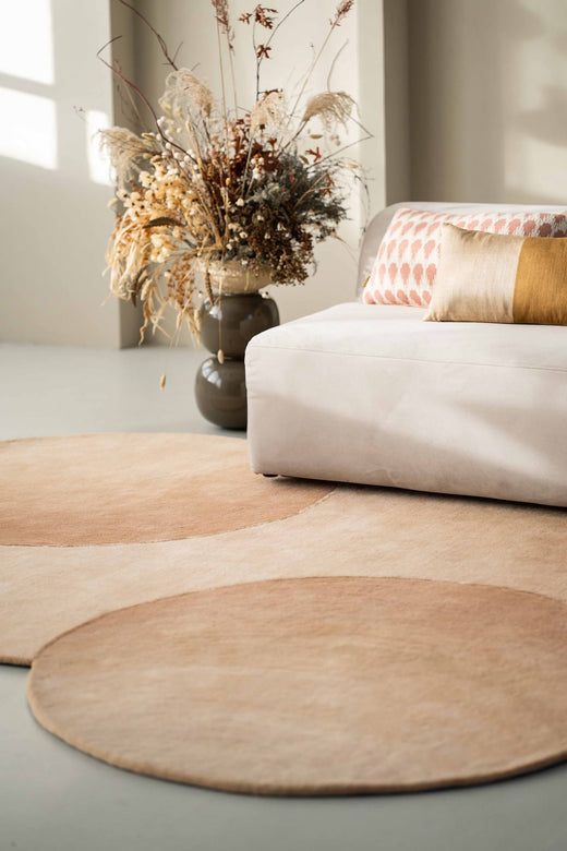 MOMO Rugs Designer Elvire Circle In The Sand Amber