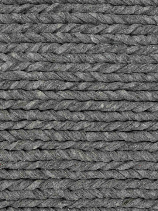 Vloerkleed Kabel Antraciet Grijs