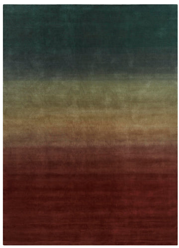 Vloerkleed GAN Degrade Petrol Wine