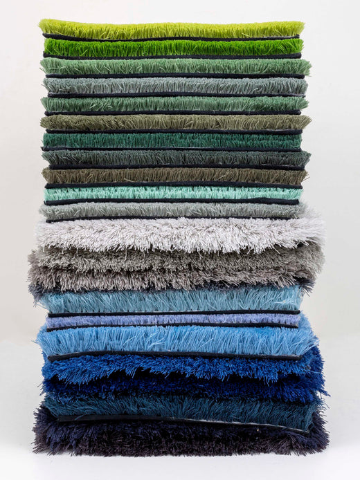 Vloerkleed MOMO Rugs Naturais Bright H/L Steel Blue