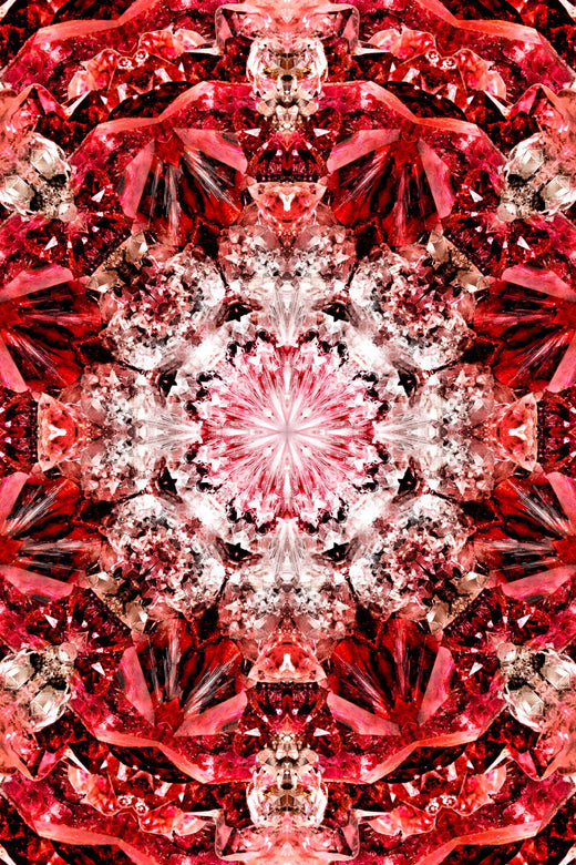 Laagpolig vloerkleed Moooi Carpets Crystal Fire