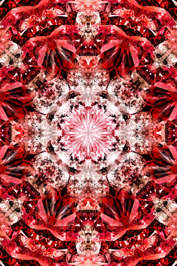 Laagpolig vloerkleed Moooi Carpets Crystal Fire