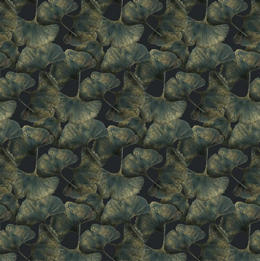 Laagpolig vloerkleed Moooi Carpets Ginko Leaf Green