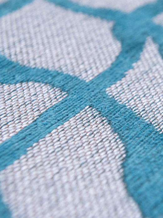 Vloerkleed Louis de Poortere Dedalo Mad Men 9203 Blue Marine