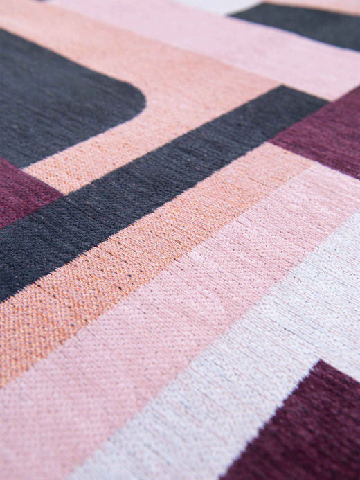 Vloerkleed Louis de Poortere Module Nuance Pink Rohe 9209