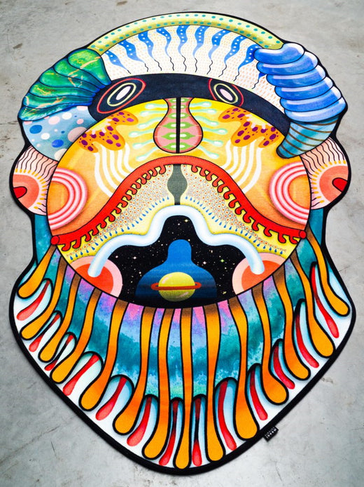 Laagpolig vloerkleed Moooi Carpets Reptilian