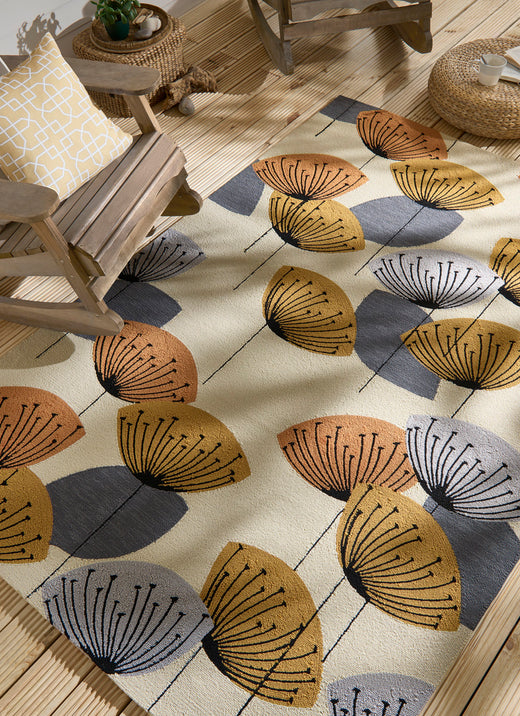 Sanderson Dandillion Clocks-Ochre/Silver outdoor 445803