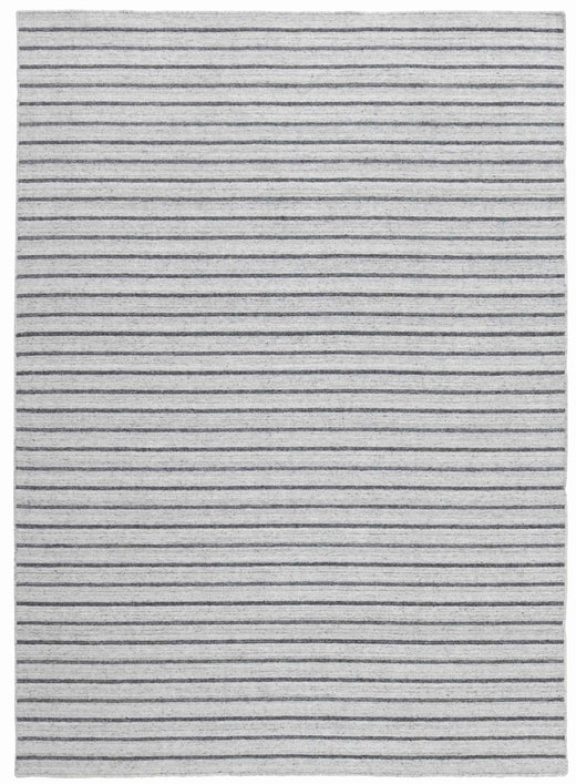 Laagpolig vloerkleed MOMO Rugs Nouveau Stripes Silver Dark Grey
