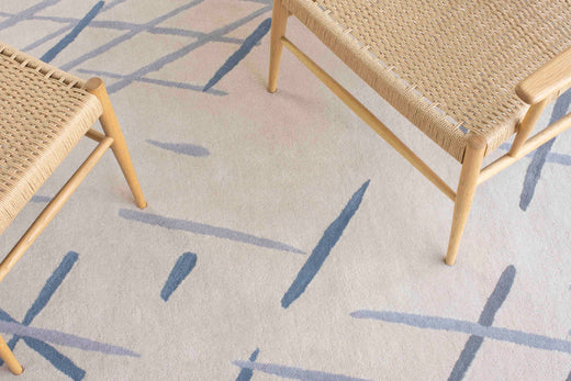 Laagpolig vloerkleed Claire Gaudion Sand Sketch