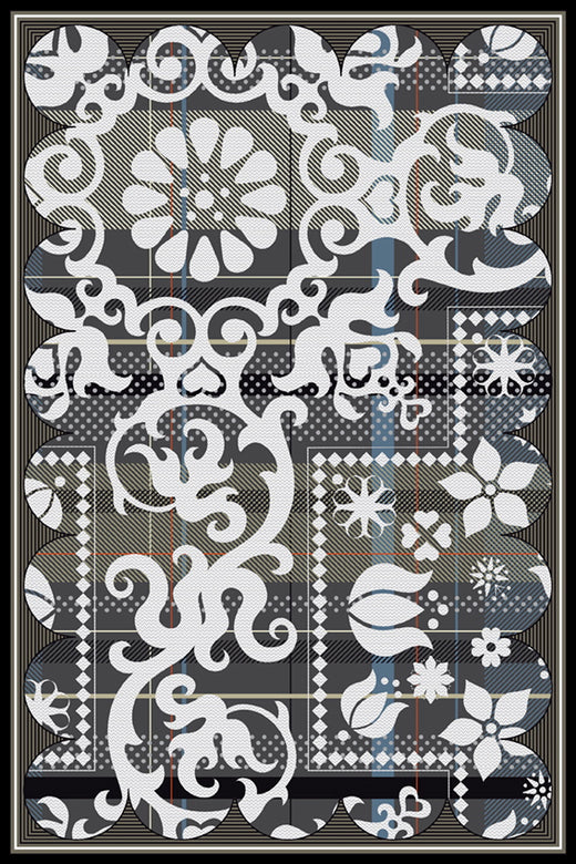 Laagpolig vloerkleed Moooi Carpets Fata Morgana TJ Two