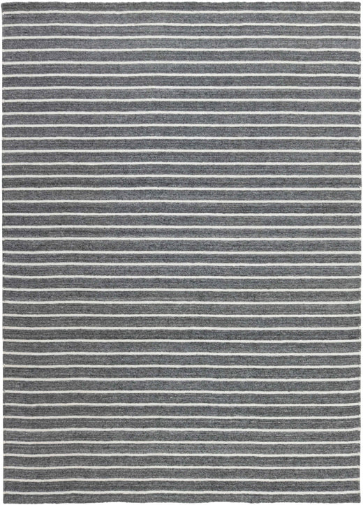Laagpolig vloerkleed MOMO Rugs Nouveau Stripes Dark Grey