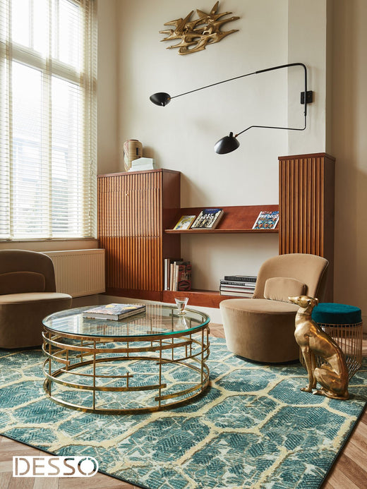 Laagpolig vloerkleed Desso Art Deco 7844 (GEFESTONNEERD)