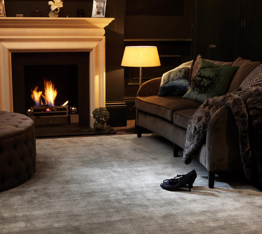 Laagpolig vloerkleed Katherine Carnaby Darcy Smoke