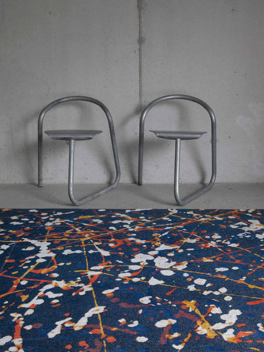 Vloerkleed Louis de Poortere Gallery 9220 Abstract Blue