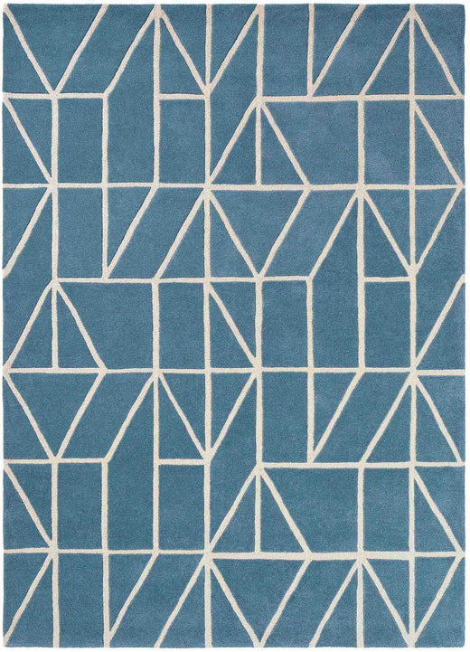 Laagpolig vloerkleed Scion Viso Denim 24008