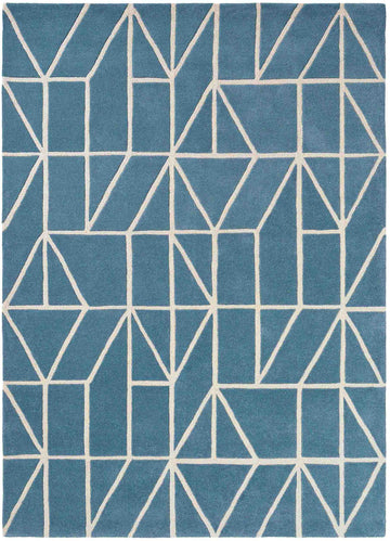 Laagpolig vloerkleed Scion Viso Denim 24008