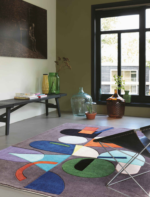 Laagpolig vloerkleed Brink en Campman Estella Moonlight 878305