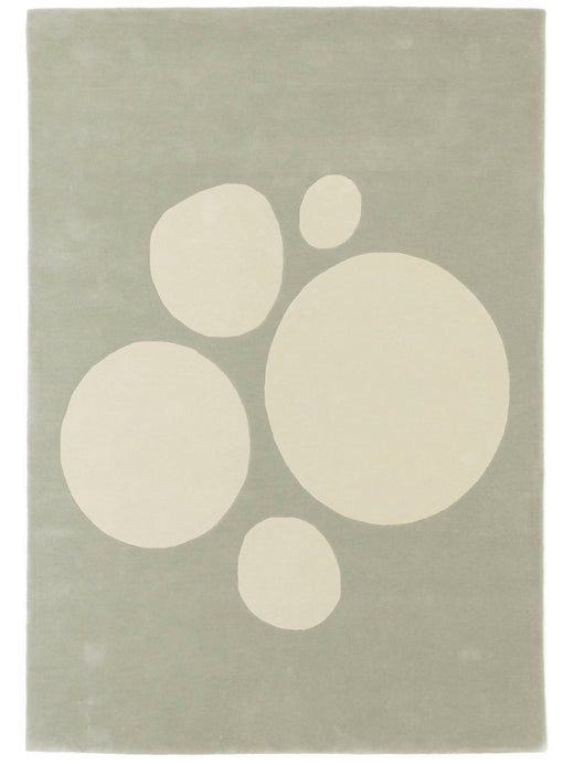 Vloerkleed Abstract en verfijnd Bubbles Eucalyptus