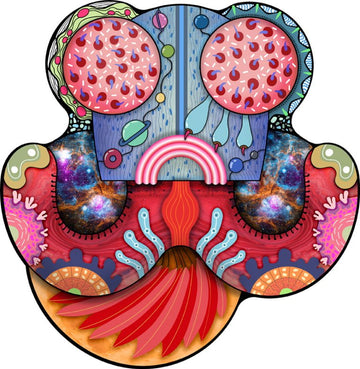 Laagpolig vloerkleed Moooi Carpets Plejaren