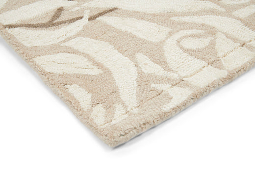 Laagpolig vloerkleed Morris & Co Willow Bough Ivory 28309