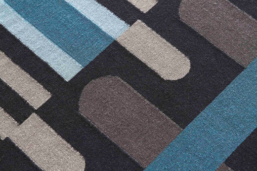 Vloerkleed GAN Ndebele Green