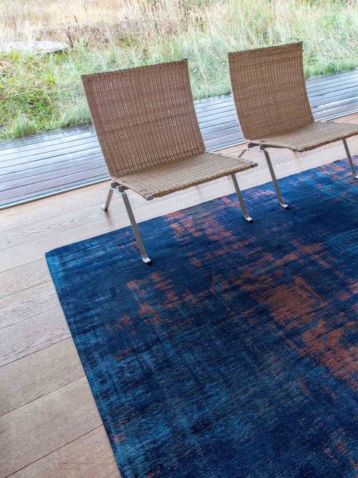 Vloerkleed Louis de Poortere Venetian Dust Atlantic 9211 Sunset Blue