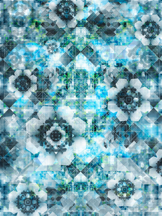 Laagpolig vloerkleed Moooi Carpets Digit Sky