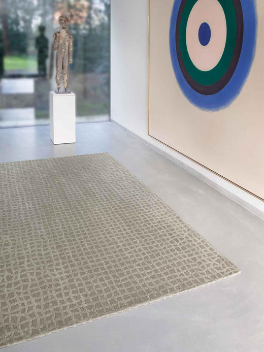 Vloerkleed Louis de Poortere Trammel Structures 9245 Ovid Beige