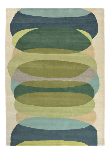 Vloerkleed Harlequin Elliptic Emerald 140307