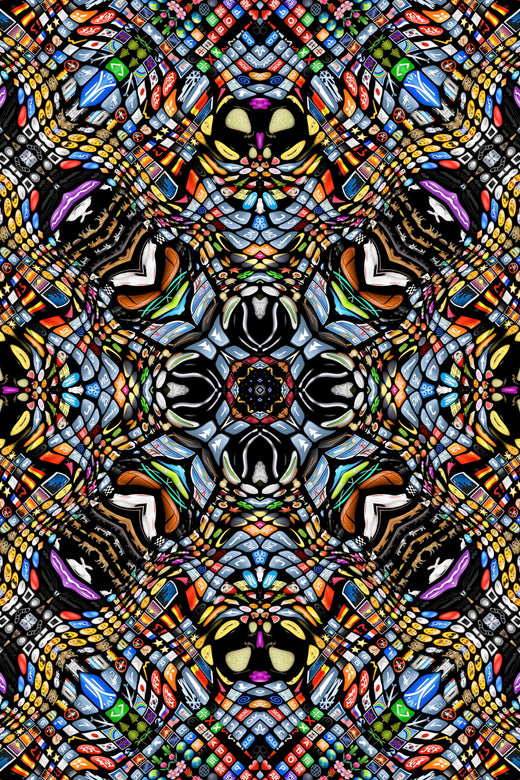 Laagpolig vloerkleed Moooi Carpets Dazzling Dialogues 3