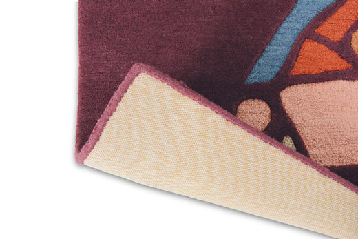 Vloerkleed Ted Baker Emerging Fish Burgundy 160500