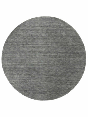 Vloerkleed MOMO Rugs Panorama Uni Rond Dark Grey