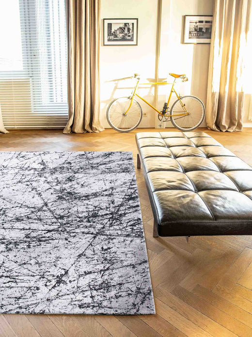 Vloerkleed Louis de Poortere Stellar Mad Men 9215 Cosmic White