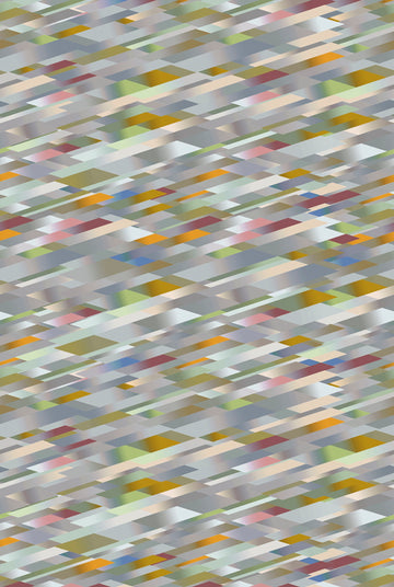 Laagpolig vloerkleed Moooi Carpets Diagonal Gradient Pastel