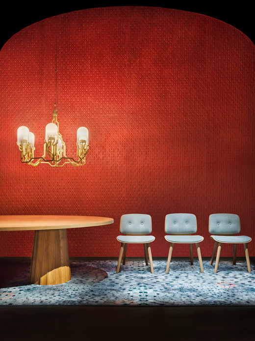 Laagpolig vloerkleed Moooi Carpets Flying Coral Fish