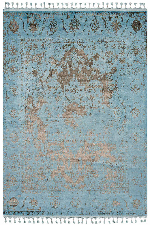 Vintage look vloerkleed Katherine Carnaby Vintage Blue