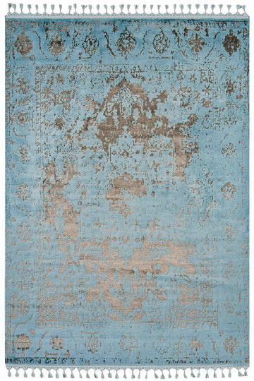 Vintage look vloerkleed Katherine Carnaby Vintage Blue