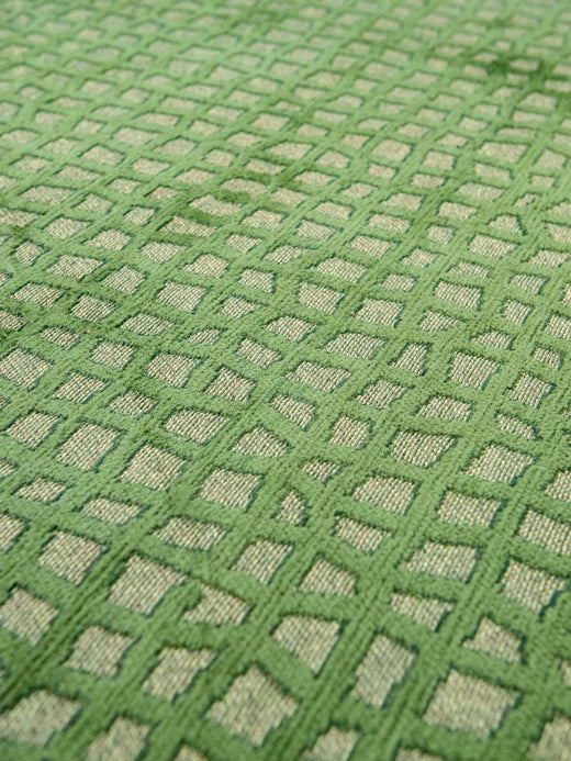 Rond vloerkleed Louis de Poortere Trammel Structures 9249 Alta Green