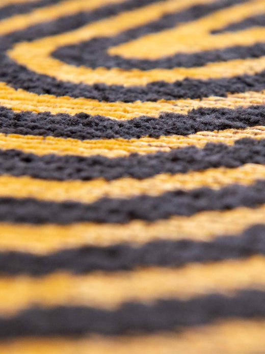 Vloerkleed Louis de Poortere Coral Meditation 9227 Black Gold