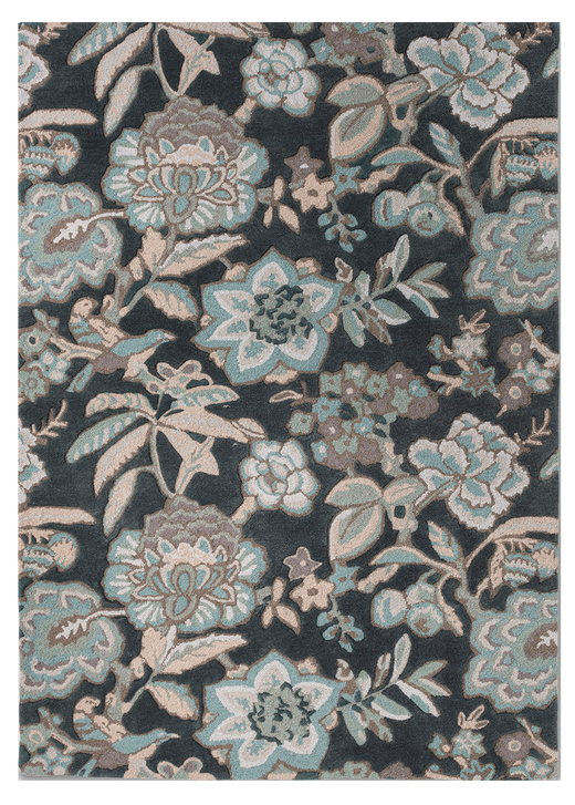 Vloerkleed Sanderson Indra Charcoal 145804