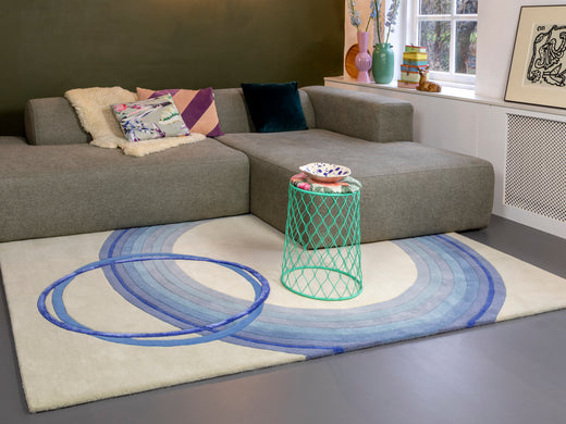 MOMO Rugs Designer Marie-Gon Sphere Cobalt