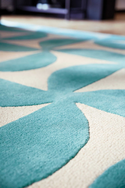 Laagpolig vloerkleed Scion Forma Marine 26207