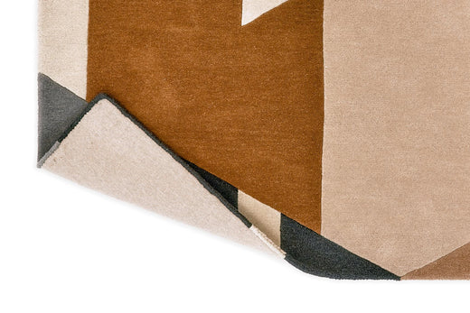 Vloerkleed Harlequin Popova Caramel Slate Shell 143101