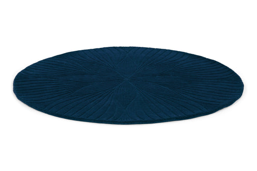 Laagpolig vloerkleed Wedgwood Folia Navy 38308